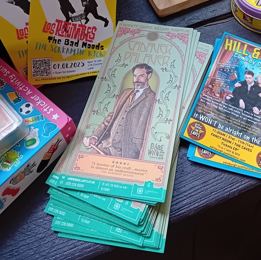 Cadaver Palaver show artwork